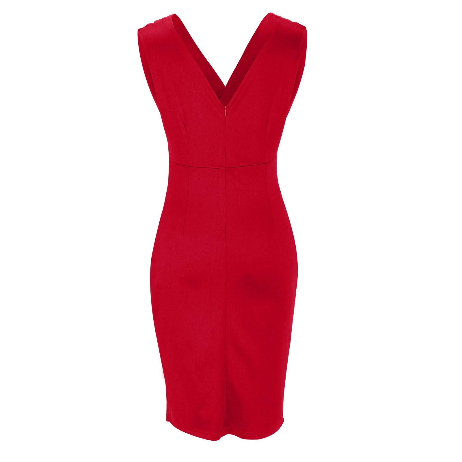 Modern Muse Draped Midi Dress | Sleek Silhouette | Elegant with a Twist
