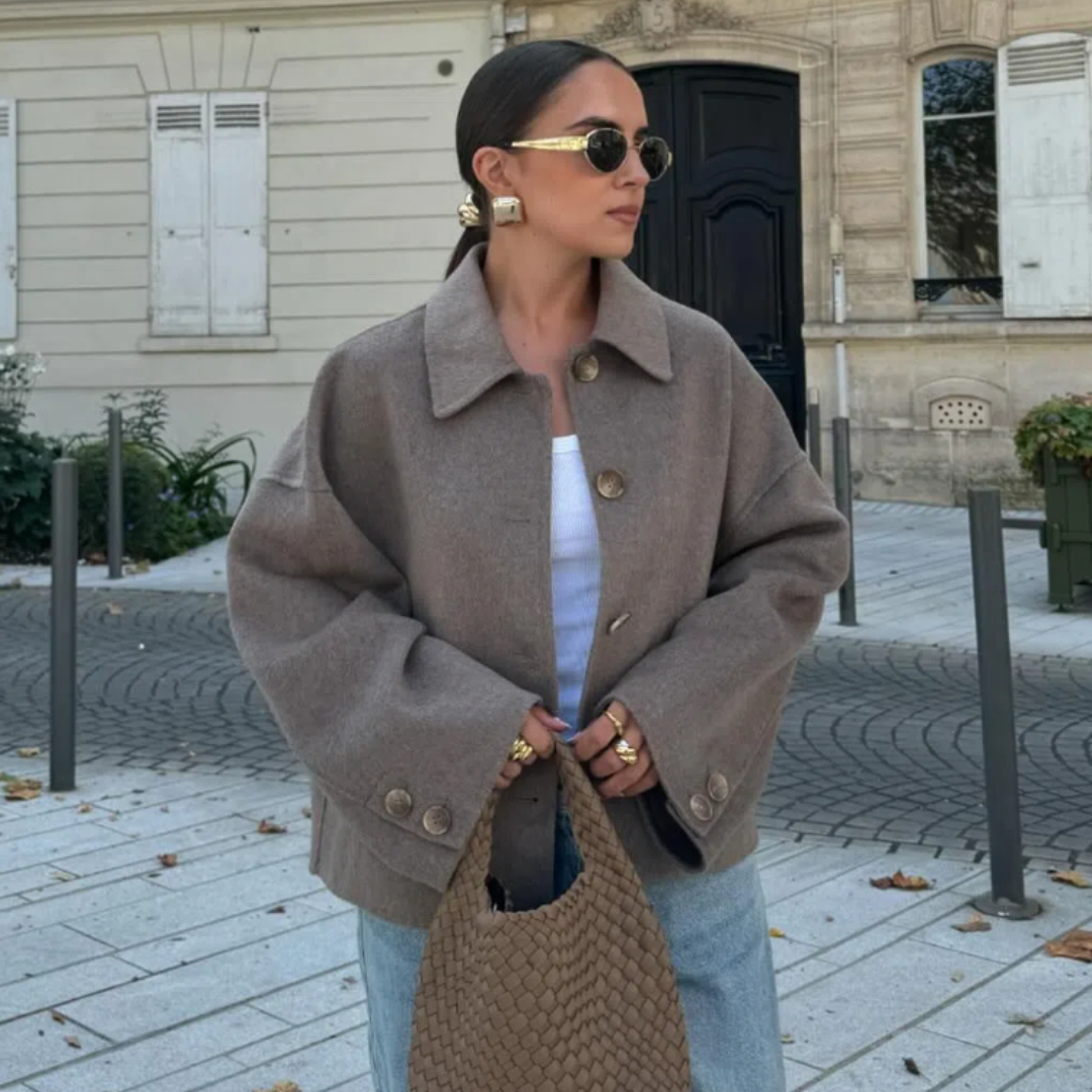 City Ease Boxy Jacket | Minimal Style | Effortless Layering