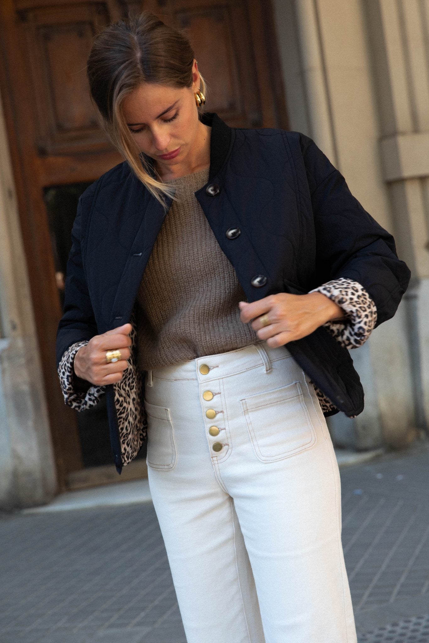 Quilted Snap Jacket | Lightweight Warmth | Casual Vintage Vibe