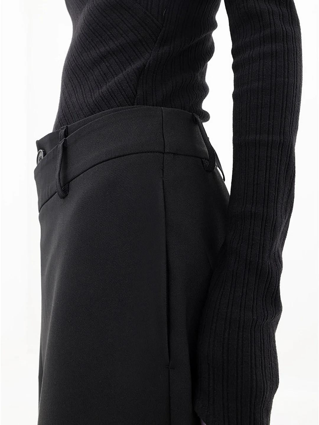 Asymmetric Wrap-Leg Trousers | Bold Architecture Meets Everyday Edge