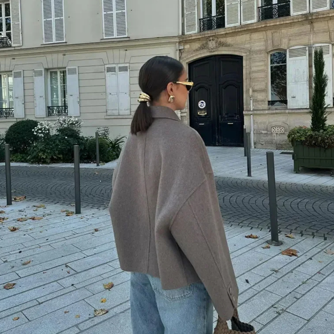 City Ease Boxy Jacket | Minimal Style | Effortless Layering