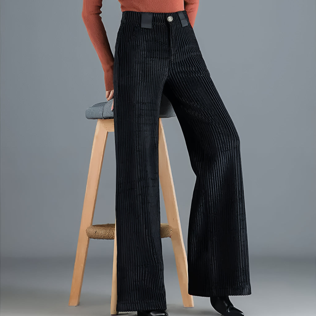 Luxe Pleated Velvet Trousers | Sophisticated Comfort