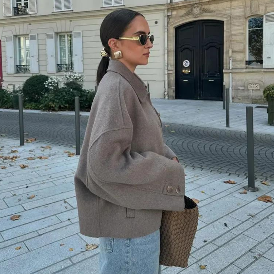 City Ease Boxy Jacket | Minimal Style | Effortless Layering