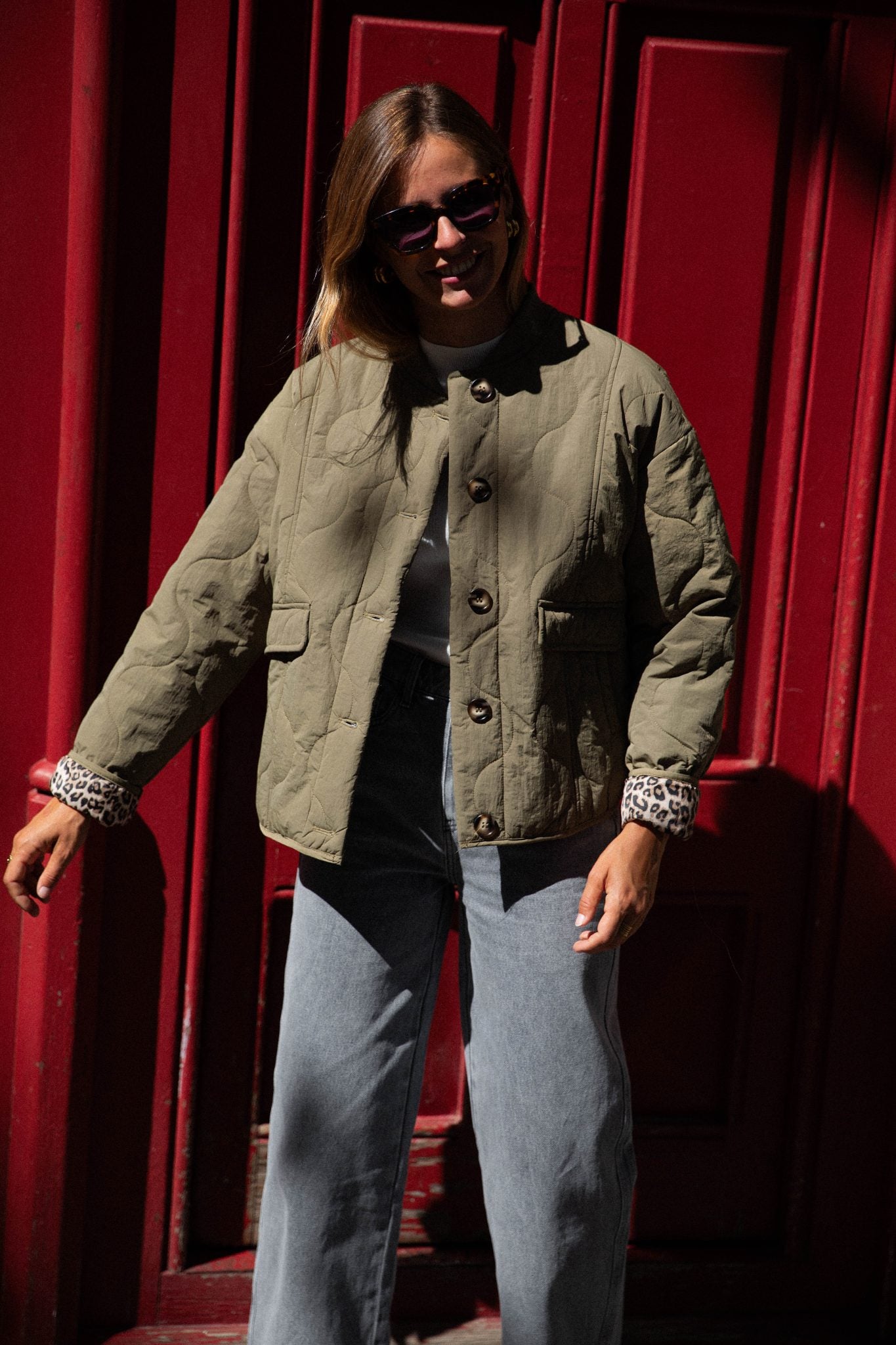 Quilted Snap Jacket | Lightweight Warmth | Casual Vintage Vibe