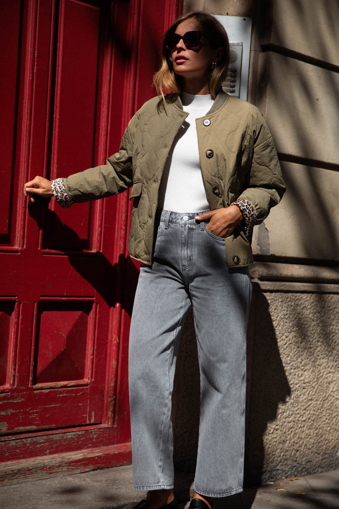 Quilted Snap Jacket | Lightweight Warmth | Casual Vintage Vibe