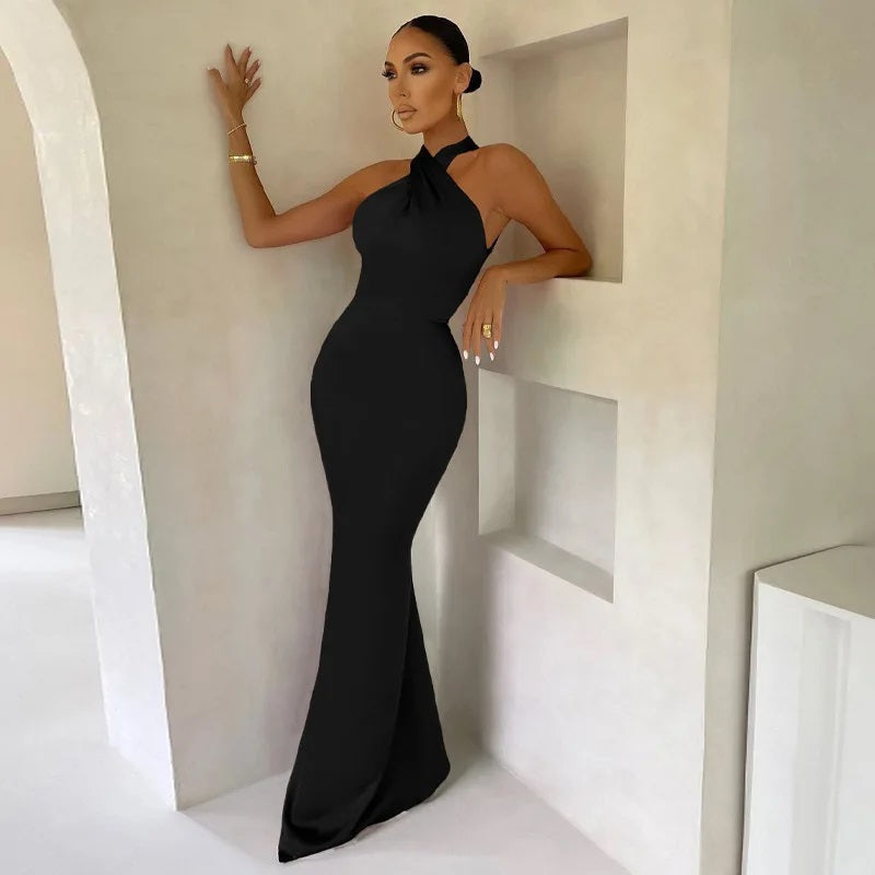 Nocturne Elegance Gown | Sculpted Sophistication