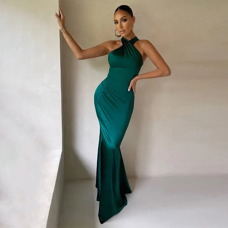 Nocturne Elegance Gown | Sculpted Sophistication