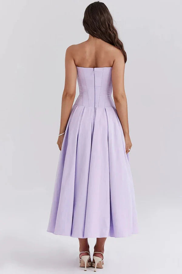 Belle Corset Midi Dress | Vintage Romance Redefined
