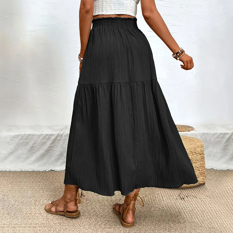Long Skirt with Split | Flowing Design | Elegant and Breezy