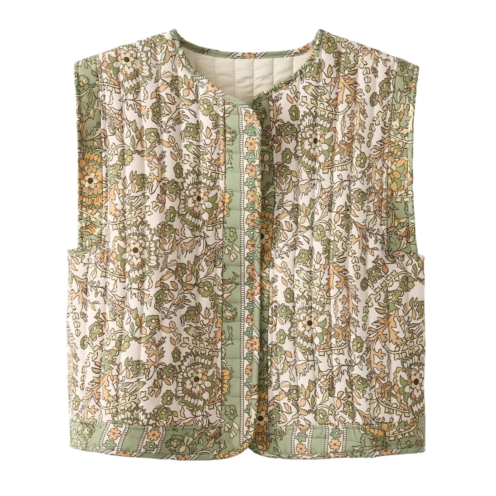 Boho Quilted Vest | Artisanal Touch | Lightweight Statement Layer