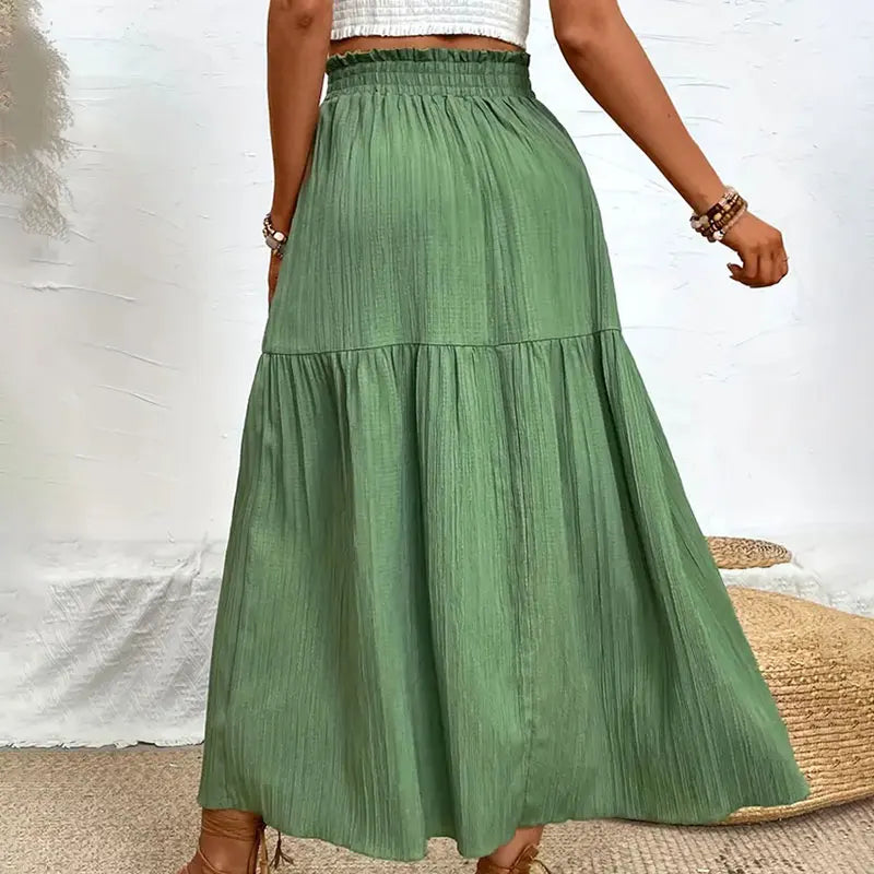 Long Skirt with Split | Flowing Design | Elegant and Breezy