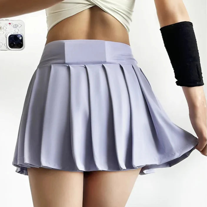 Pleated V-Waist Active Skirt | Sporty Chic | Flattering & Functional